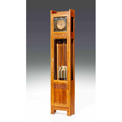 ART NOUVEAU LONG CASE CLOCK
with dial from Georg Klimt